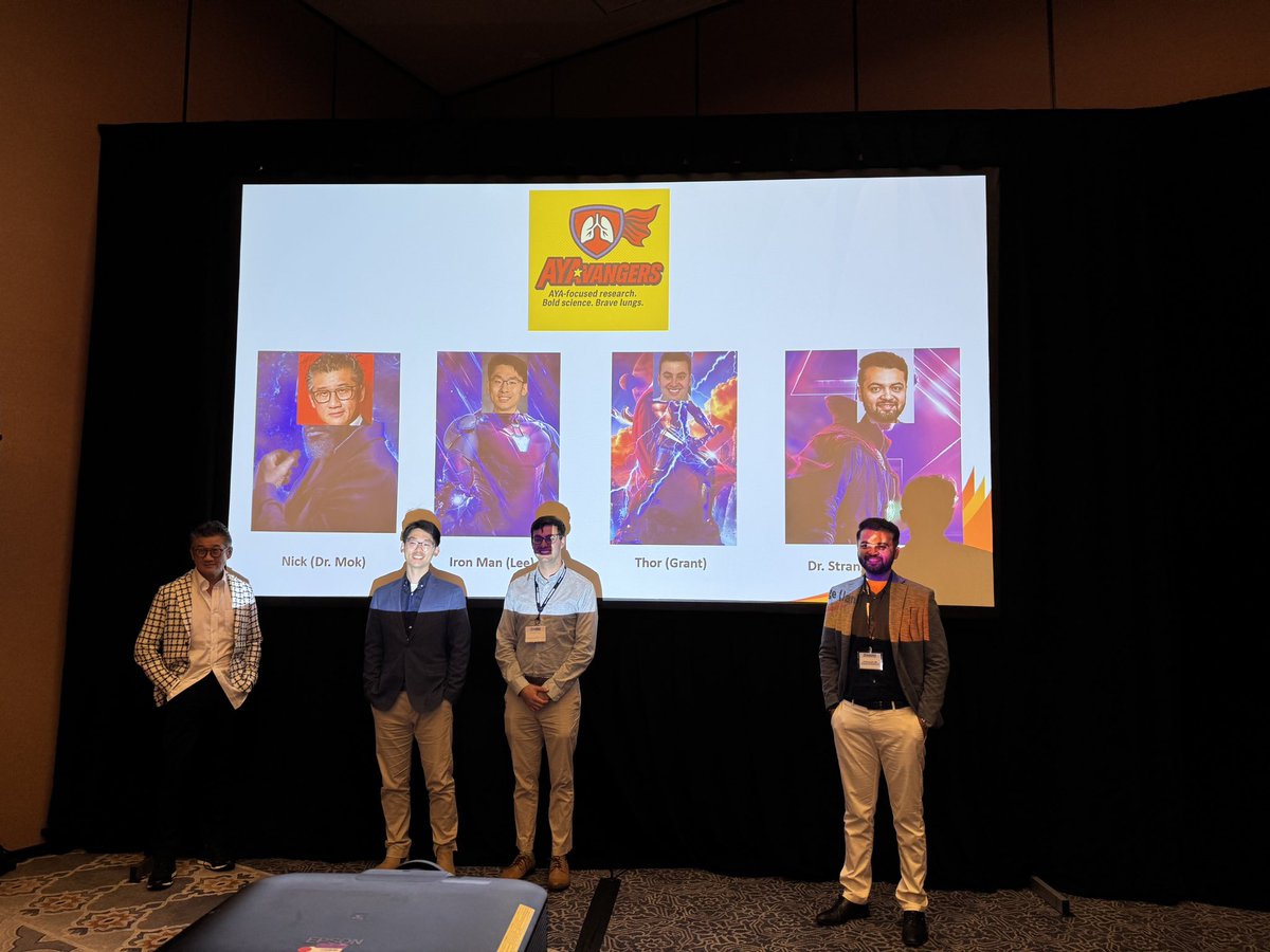 NarjustFlorezMD's tweet image. While it was not my team - love @TonyMok9 team name and presented data
AYAvangers - they covered @YoungLungCancer and I am so happy we are bringing the discussion about young lung cancer to all meetings.
#ILCC2025
@OncLive