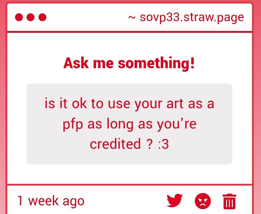 SOVP_7's tweet image. sure except my ocs art