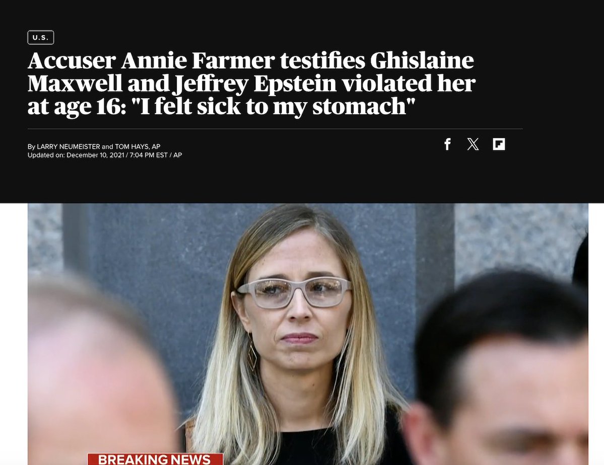 Ghislaine Maxwell raped minors, too.