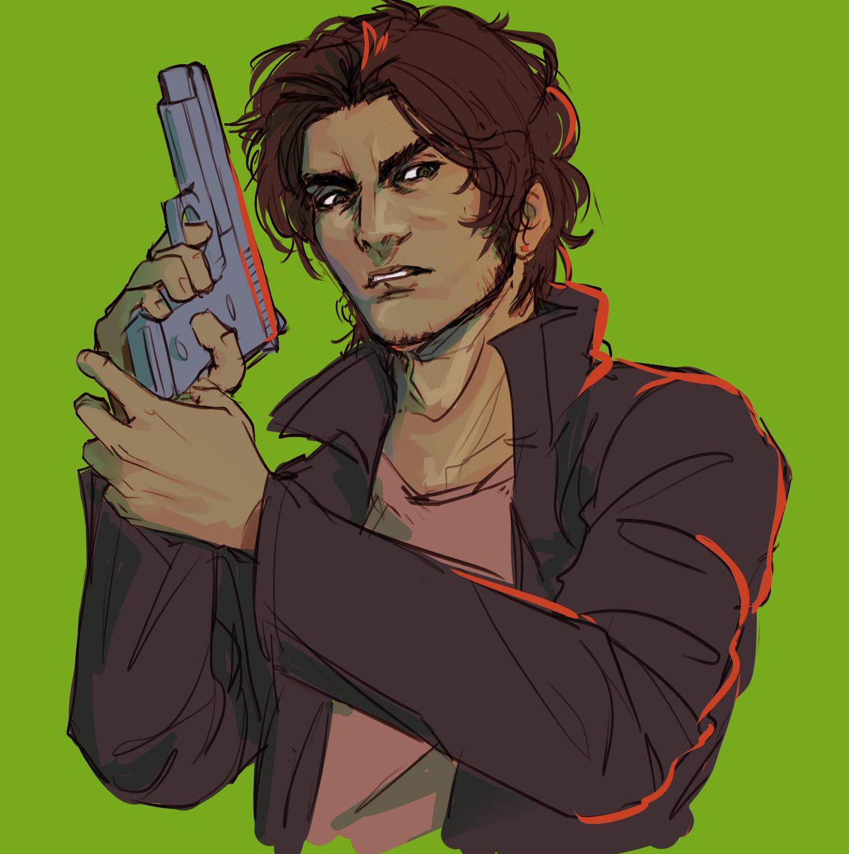 IronKnell's tweet image. Doodled over an older xfi rictor sketch