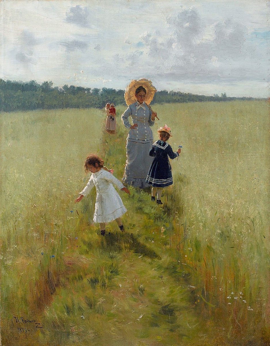 arte_angela's tweet image. ¡BUENOS DÍAS!
.
"No importa cuán caótico sea el mundo, las flores silvestres seguirán brotando en medio de la nada"
- Sheryl Crow
.
- Ilya Efimovich Repin