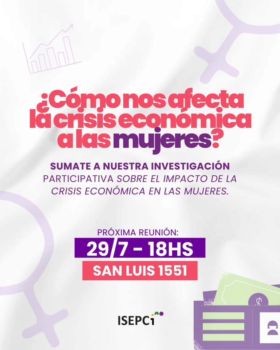 ¿Querés sumarte a construir conocimiento social? 

En el ISEPCi generamos investigaciones a partir de la acción participativa. 

Te esperamos ✨️💜