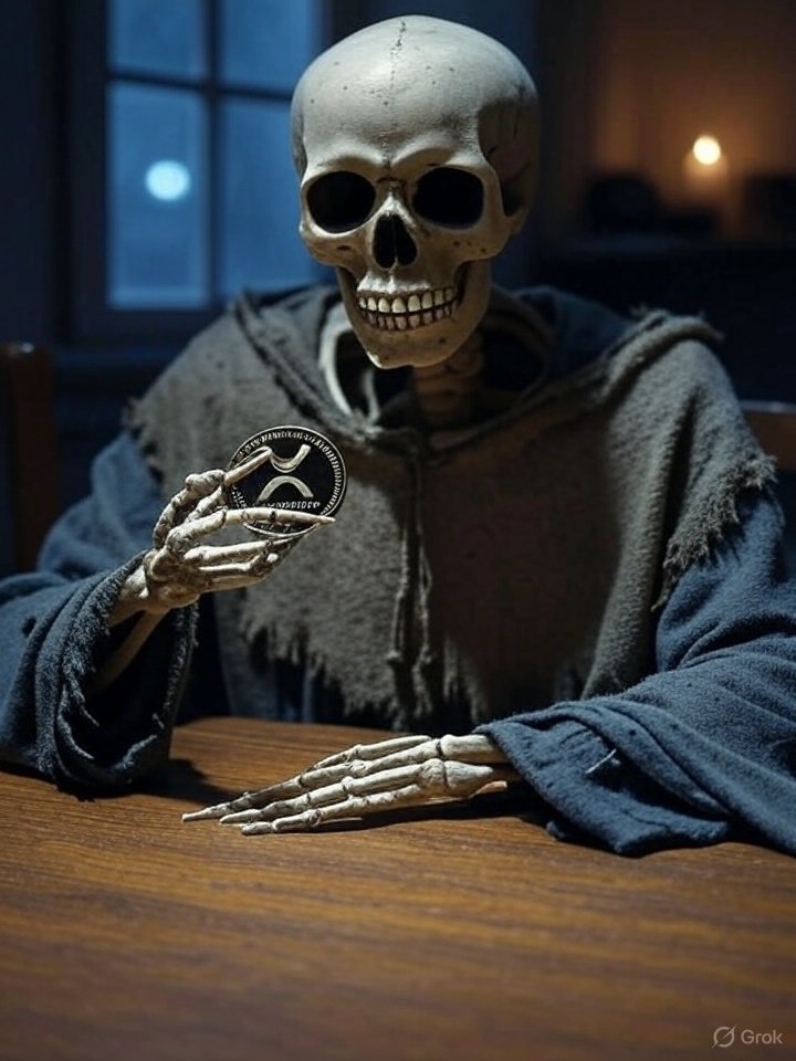 Waiting for the top brass at Ripple to finish rugging retail and positioning their friends.