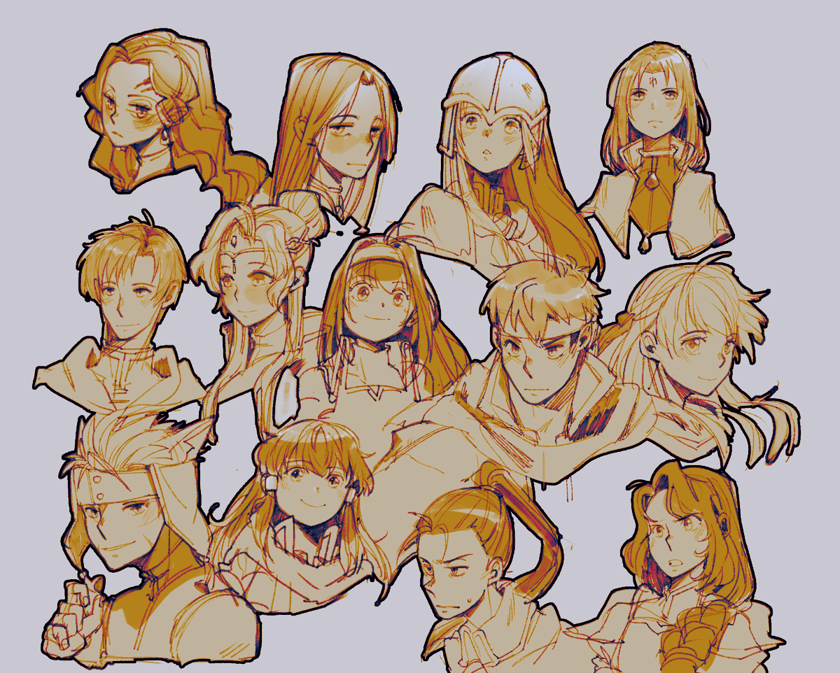 charmwitch's tweet image. everyone's favorite tellius characters according to my bsky poll:
