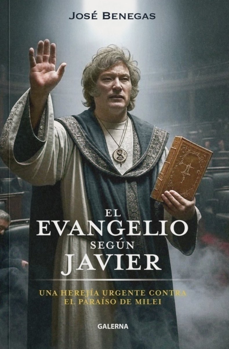 GloriaAlvarez85's tweet image. El Evangelio Según Javier ya disponible 👏🤩 galernaweb.com/productos/el-e…👀👈