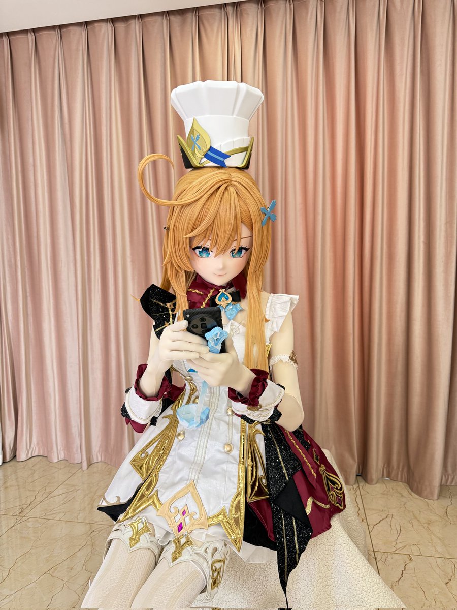 littleorange13's tweet image. 美团外卖又来新单了,是谁点的老板娘亲自送餐!……哦是芙宁娜大人呀,我马上做好送过去!
🎭:@Shushu_kigurumi
#原神 #爱可菲 #着ぐるみ