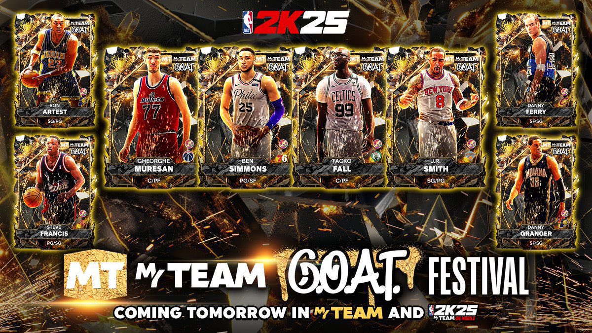 richching2's tweet image. I gotta feeling 2k gonna add goat of MyTEAM festival pieces with guaranteed goat packs in August cause no way if you don’t spend now you’ll never get use any of these cards