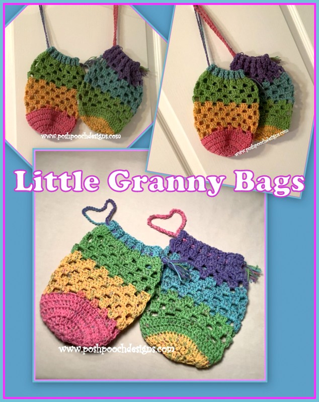 PoshPoochDesign's tweet image. Little Granny bags Crochet Pattern and Video - youtu.be/XKW0DlQPtU0?si…