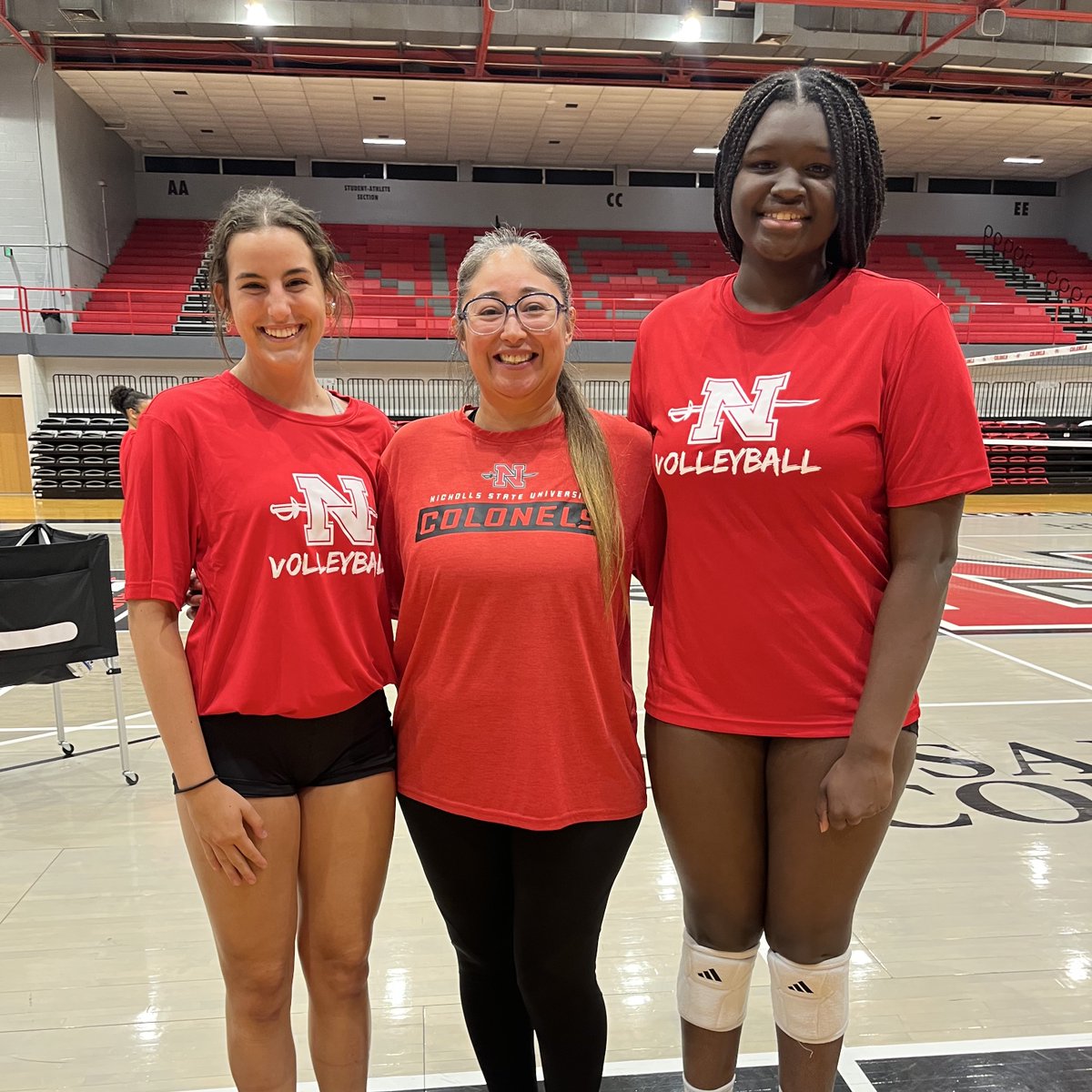 Thank you Coach Rima and Coach Bell for the invite to your <a href="/Nicholls_VB/">Nicholls Volleyball</a> Elite Camp. I had a great time playing with current players, touring the school, and competing all day! #GeauxColonels