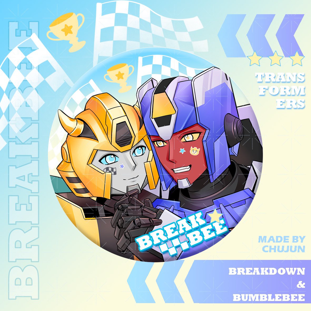 tiantiann7's tweet image. Haven't updated these days because I've been stuck drawing fan merch... so hard TT
#breakbee