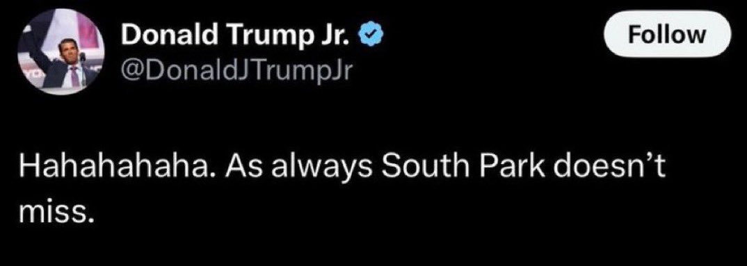 <a href="/SouthPark/">South Park</a> Even junior liked it!🤣😂🤣
