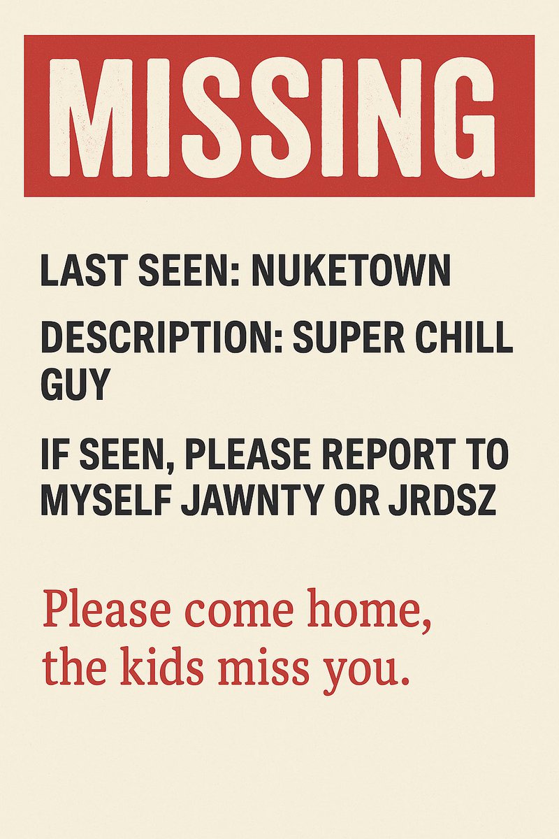 Atlas_Juju's tweet image. 🚨 MISSING 🚨
@xShilon if you’re out there, we miss you brother ❤️🔥
Reward if found safe and alive! Please let myself, @jawnty1 or @Jrdsz_ know any information!
Bring Him Home! 🙌🏾