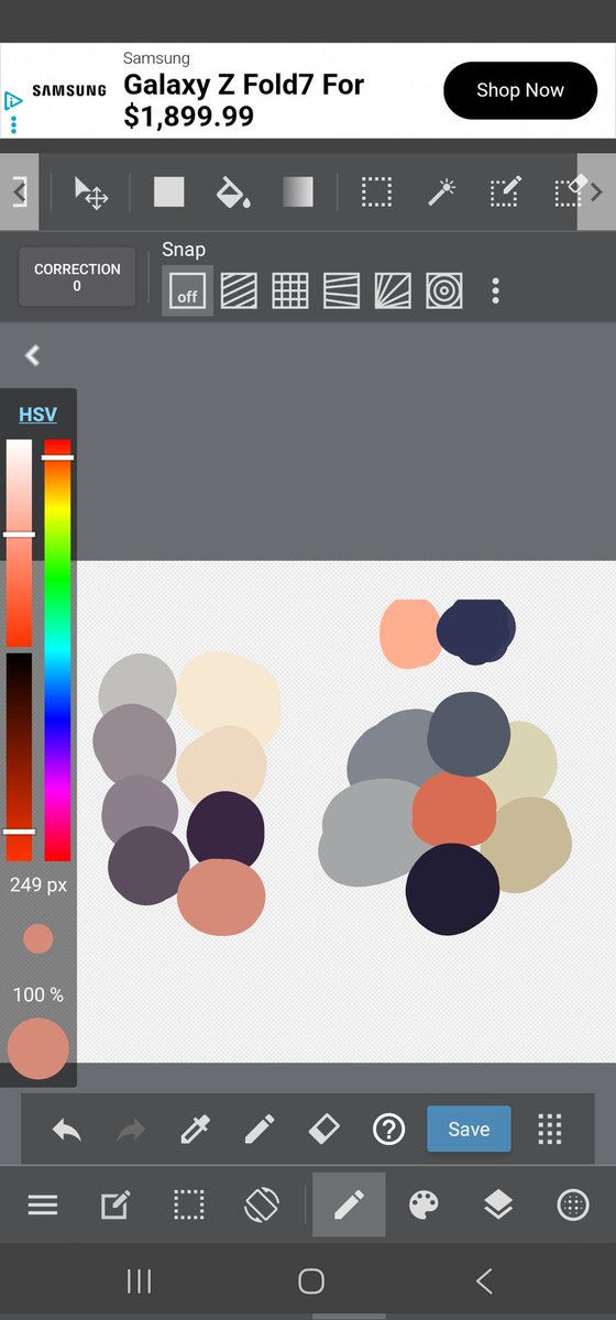 SaberCoded's tweet image. color picked some of the furs i was going to use for cody aswell as his actual palette
