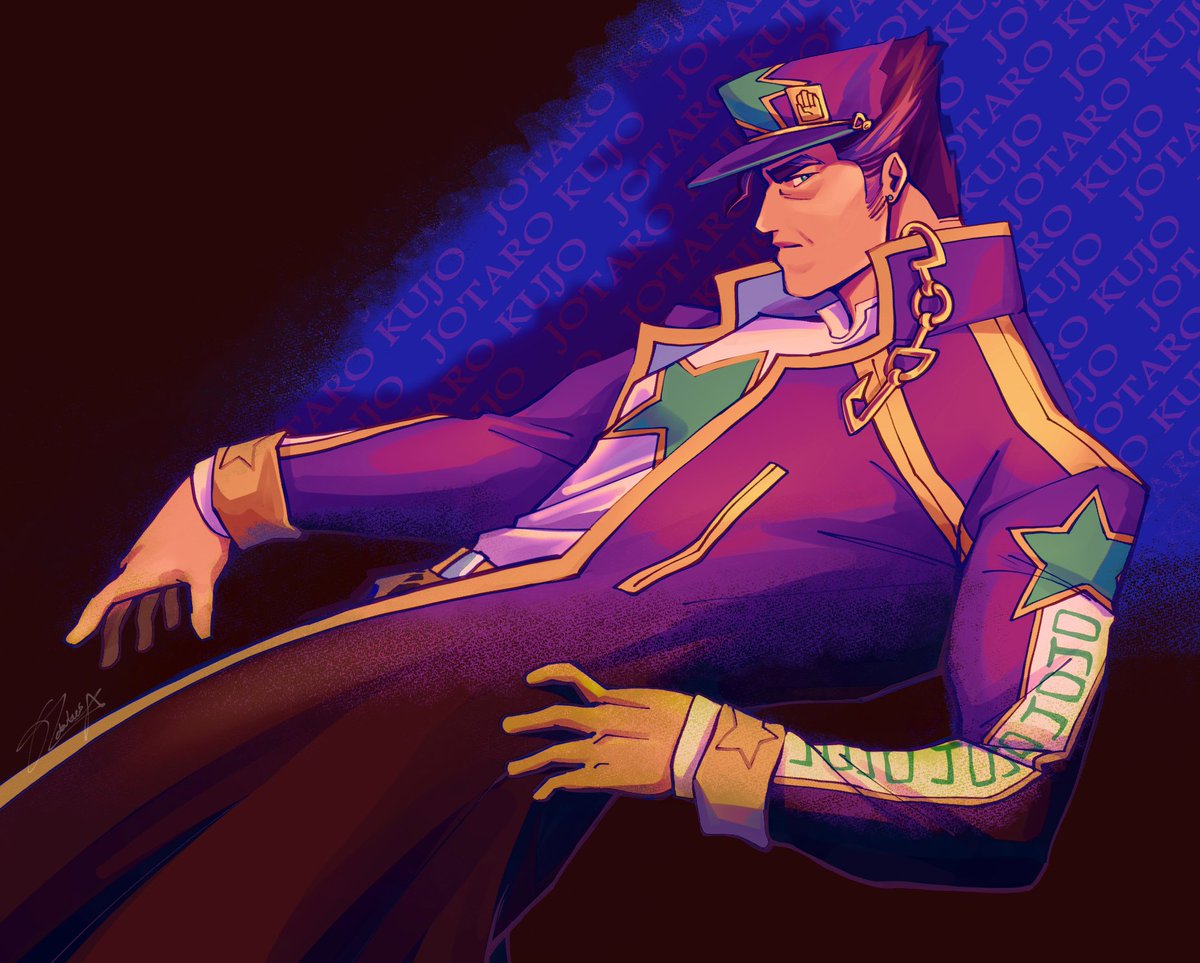 _NEBULAES's tweet image. Wasn't sure what to draw So 6taro
#JJBA