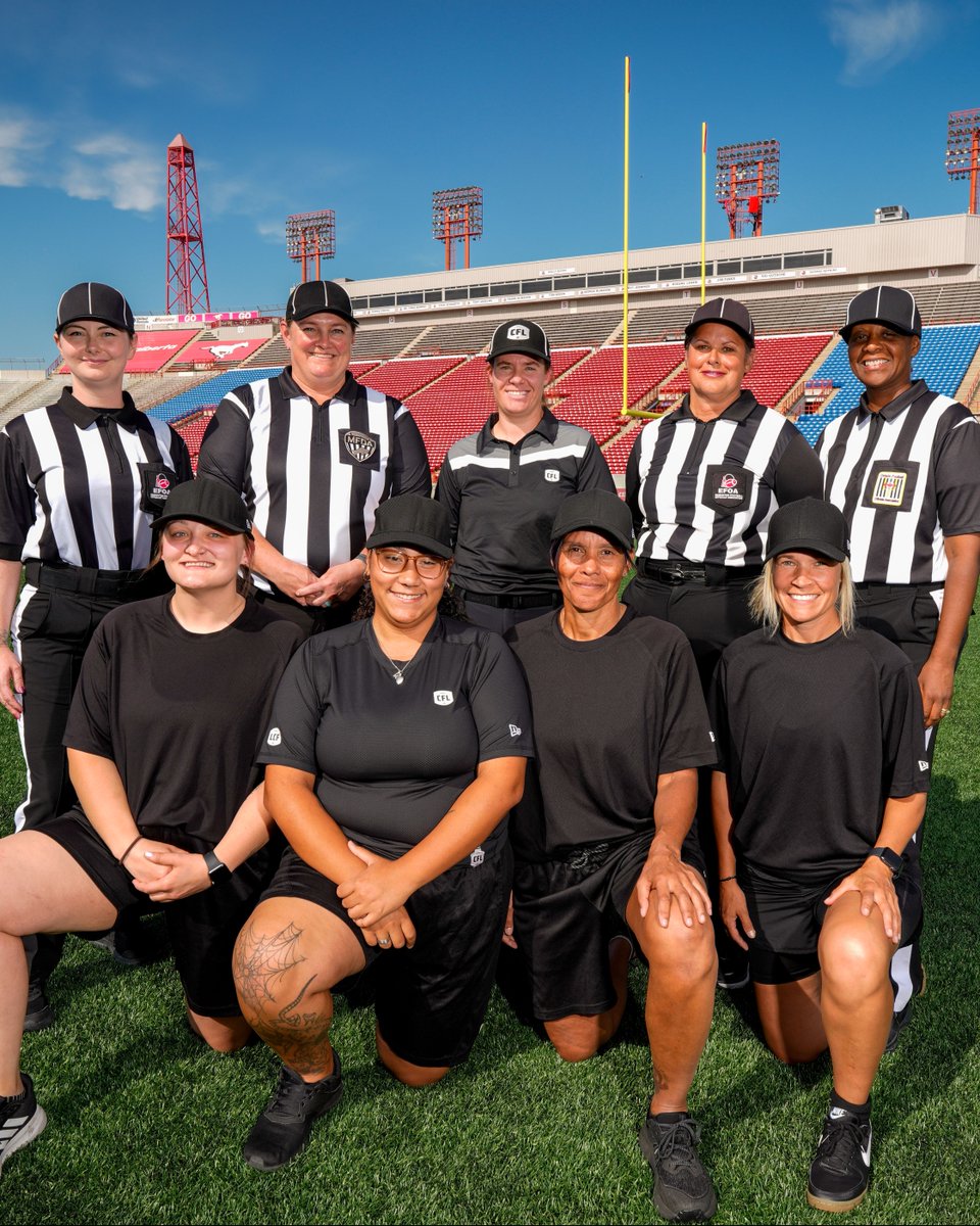 Making CFL history! 👏

Tonight marks a meaningful milestone for women in football, as an all-female CFL support crew takes the sidelines for the first time.