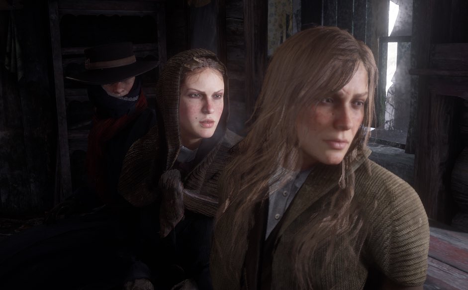 aeryiths's tweet image. i finally got rdr2 for pc my game looks so crisp now…heres these these 3 they’re so cutiee