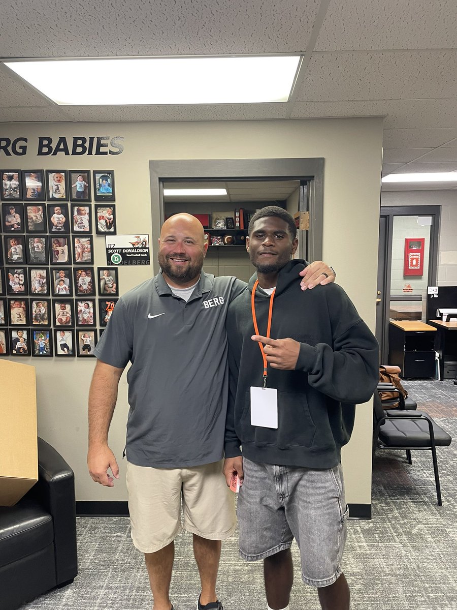 Justin McCraney (@justinzmccraney) on Twitter photo After an amazing visit to <a href="/BergFootball/">Heidelberg Football</a> and a great talk with <a href="/Coach_Donaldson/">Scott Donaldson</a> I am blessed to receive my first offer!! #blessed #AGTG <a href="/One11Recruiting/">One11 Recruiting</a> <a href="/JakeFurr11/">Jake Furr</a> <a href="/RamsMadison/">Madison Rams Football</a> After an amazing visit to <a href="/BergFootball/">Heidelberg Football</a> and a great talk with <a href="/Coach_Donaldson/">Scott Donaldson</a> I am blessed to receive my first offer!! #blessed #AGTG <a href="/One11Recruiting/">One11 Recruiting</a> <a href="/JakeFurr11/">Jake Furr</a> <a href="/RamsMadison/">Madison Rams Football</a>