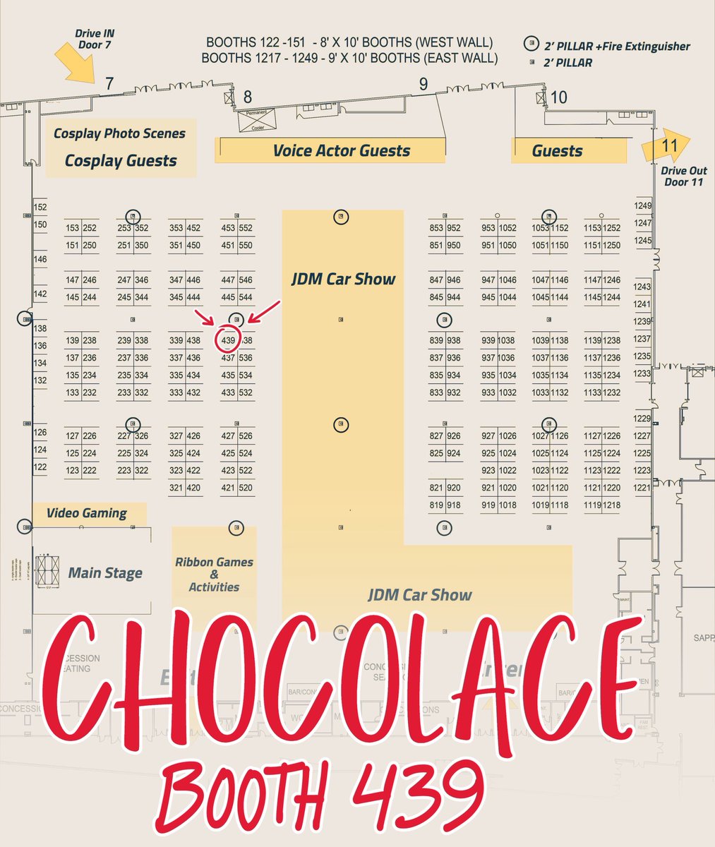 cchocolace's tweet image. At MiAnime next week!