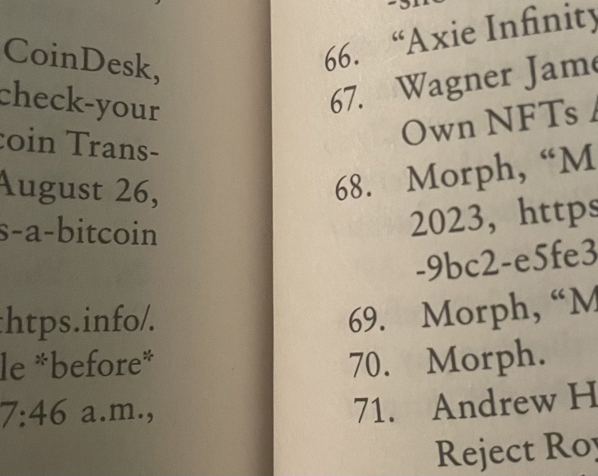 Canessa (@canessadcl) on Twitter photo That moment when you realize you made it into the book 🫡🫤 (Well kinda)
Look <a href="/morph_bot/">morph.</a> you’re famous 🤩
Time to read the new version friends
🍎=💀
<a href="/SinfulMeatStick/">SinfulMeatStick.eth</a> <a href="/Jarod40020/">jar0d.eth</a>
<a href="/decentraland/">Decentraland</a> That moment when you realize you made it into the book 🫡🫤 (Well kinda)
Look <a href="/morph_bot/">morph.</a> you’re famous 🤩
Time to read the new version friends
🍎=💀
<a href="/SinfulMeatStick/">SinfulMeatStick.eth</a> <a href="/Jarod40020/">jar0d.eth</a>
<a href="/decentraland/">Decentraland</a>