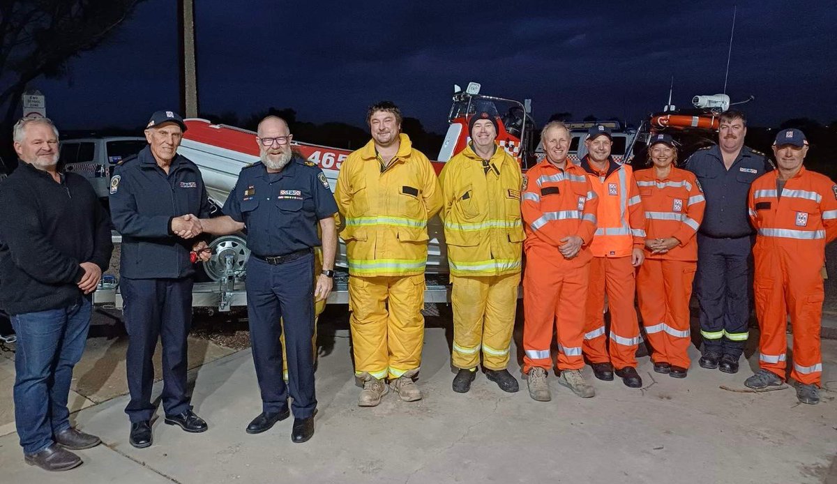 #StreakyBay SES Unit received a new fit-for-purpose rescue vessel 🛟🚤 this week. 

To volunteer at Streaky Bay SES Unit or at any SES unit across SA, visit ses.sa.gov.au/volunteer