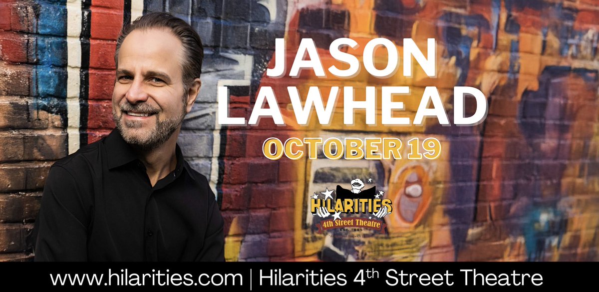 🚨JUST ANNOUNCED🚨
Jason Lawhead will be at Pickwick &amp; Frolic on Sunday, October 19th!

🎟: hilarities.com/shows/328295