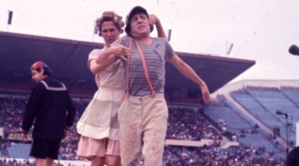ImagenRetro's tweet image. Elenco de El Chavo del 8 en Chile, 1977. 🇨🇱