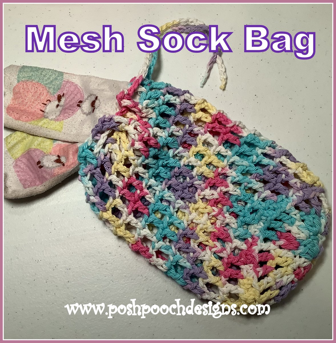 PoshPoochDesign's tweet image. Learn To Crochet The Mess Sock Bag Crochet Pattern and Video - youtu.be/QBWCJ4hAGiQ?si…