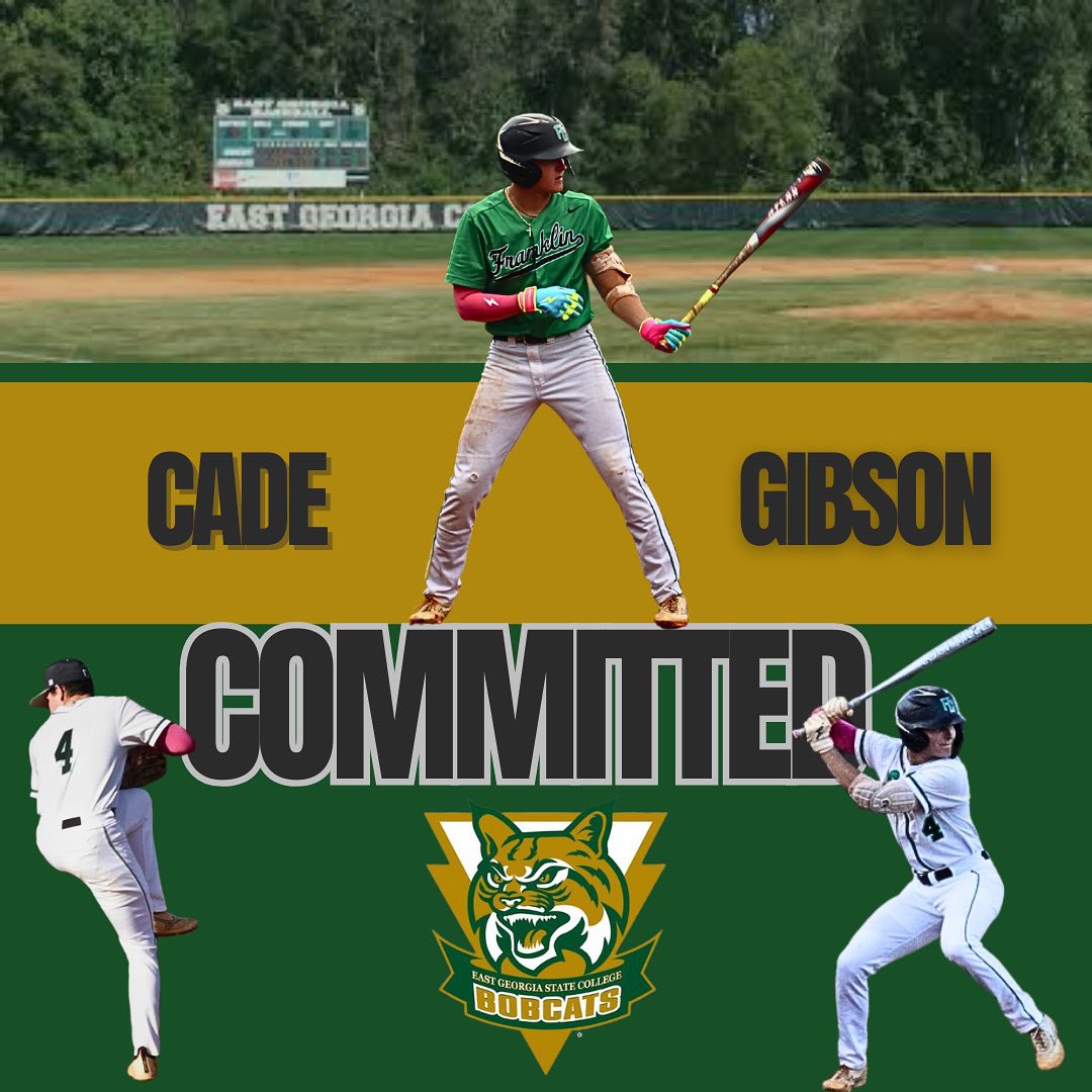 Very proud of Cade Gibson for committing to East Georgia State College! We can’t wait to see you be successful in Swainsboro.
