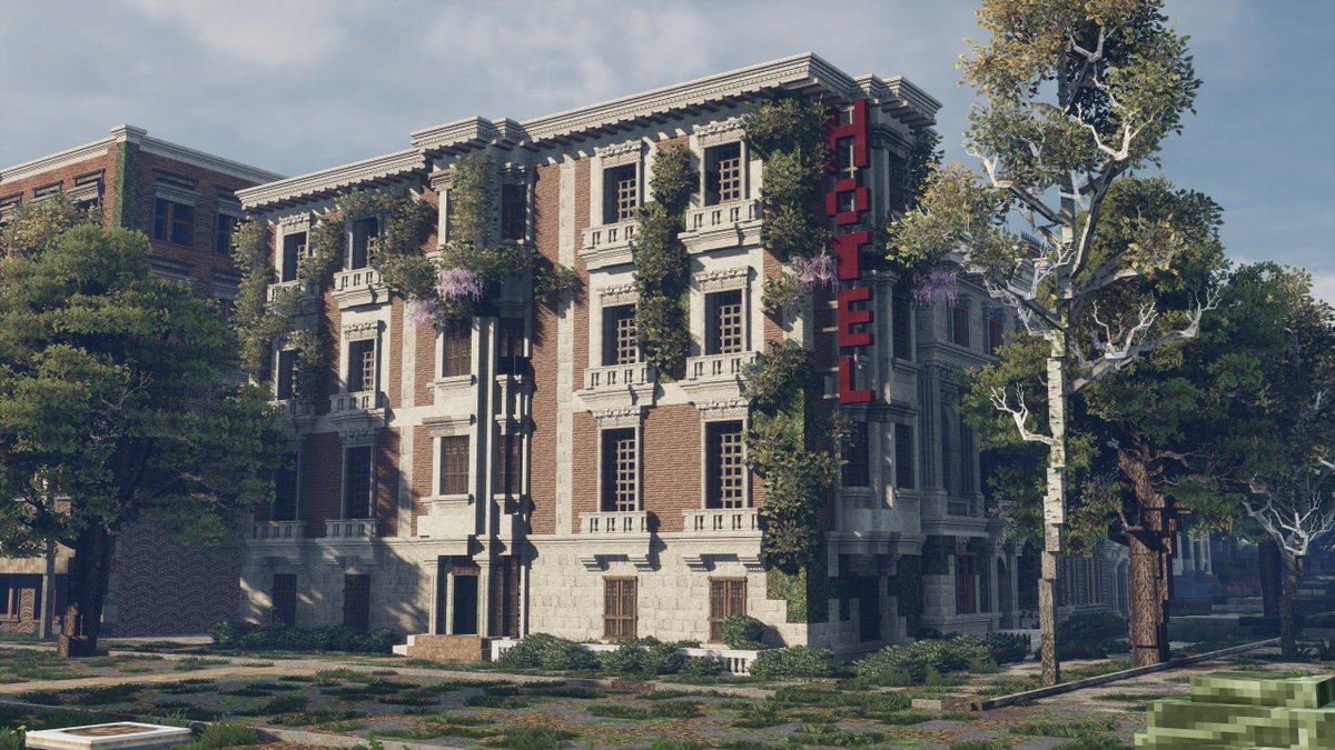 manofdutch's tweet image. Hotel - minecraft