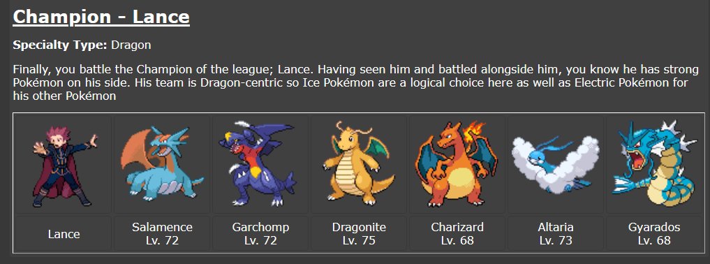 i just realized that with the introduction of mega dragonite, Lance's ENTIRE post-game team in hgss is capable of mega evolution LMFAO