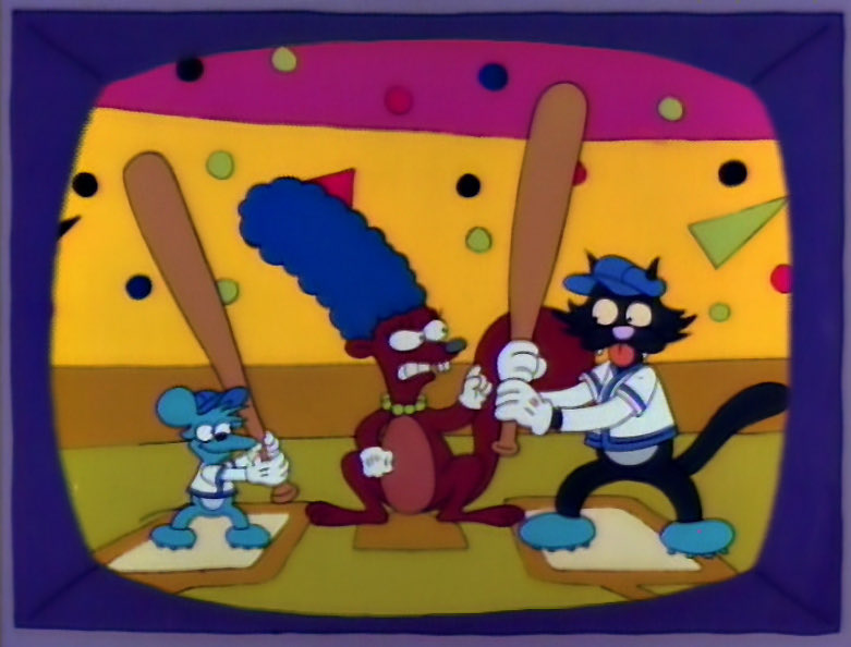 The_Galactabee's tweet image. Itchy & Scratchy & Marge continuing to be relevant to this day.
(And not just in the obvious way)