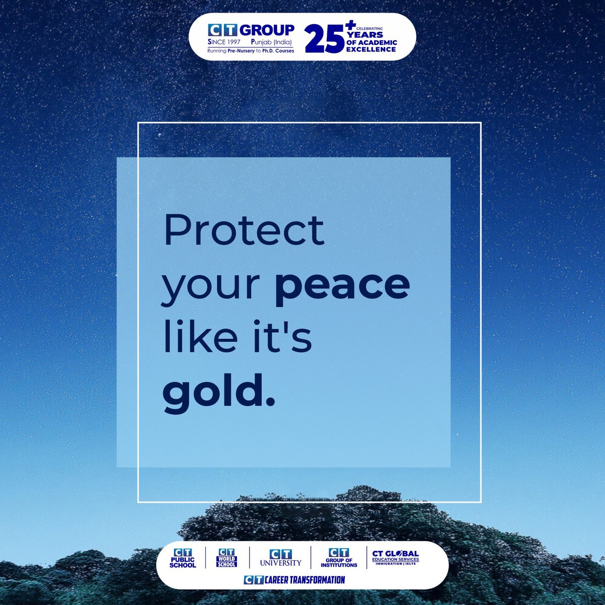 ✨ Your peace is priceless.

In a world full of noise, protect it like it’s gold.