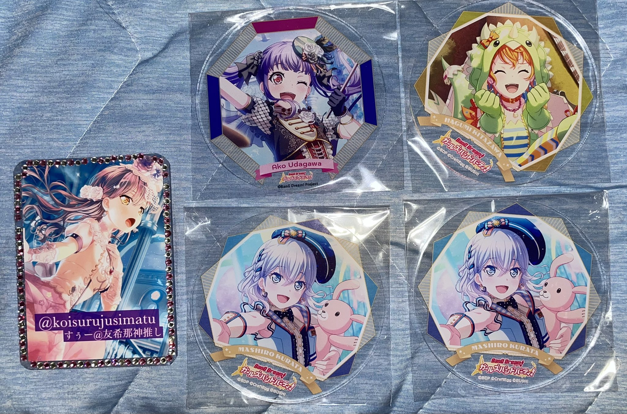 バンドリ！ グラッテ アクリルコースター ハロハピ ☆BanG Dream! バンドリ! ガールズバンドパーティ! アニメイト