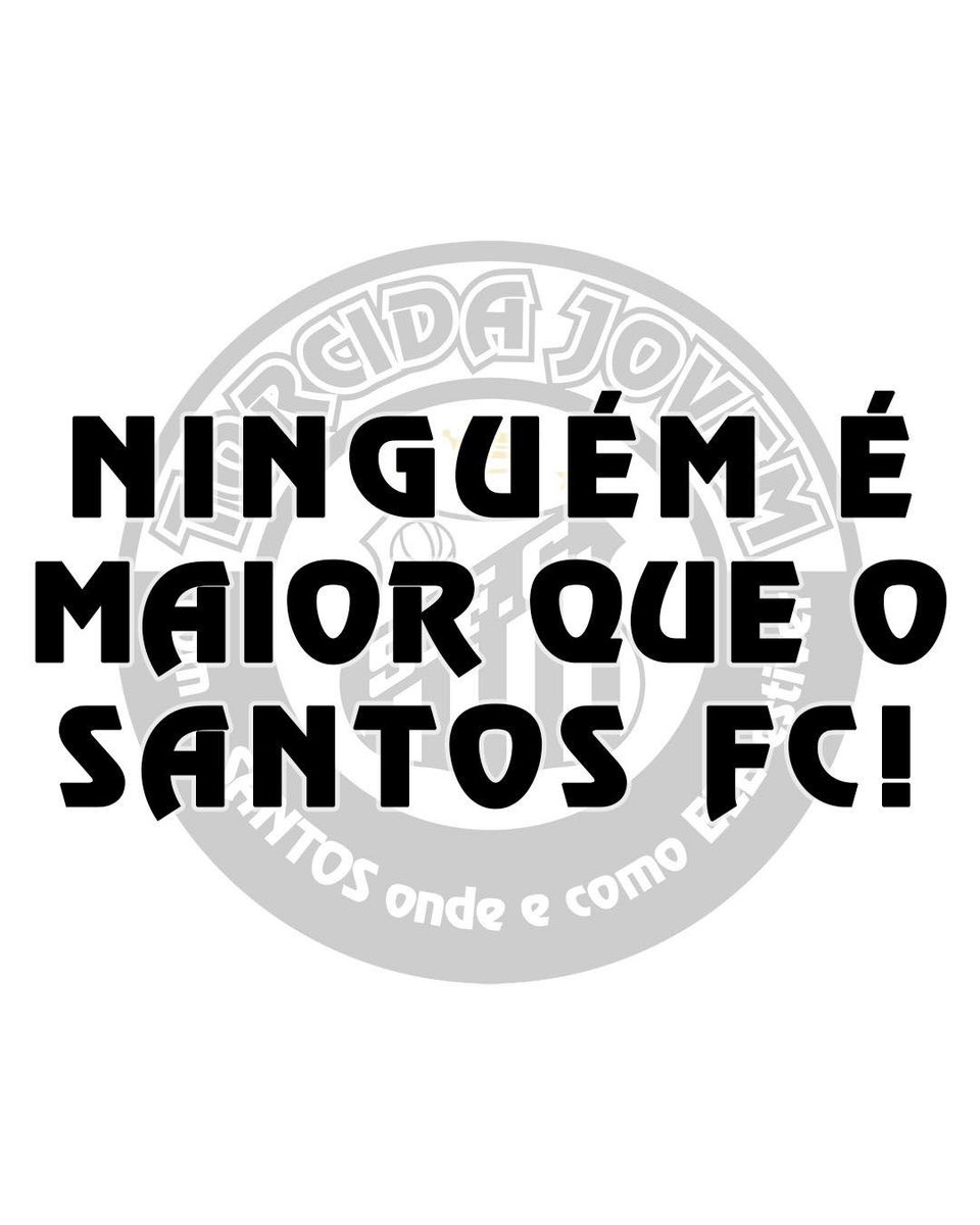 fdalvinegro's tweet image. Torcida Jovem também se posiciona contra Neymar após a discussão com um torcedor na Vila Belmiro.
É isso.
Nós somos o maior patrimônio do Clube!