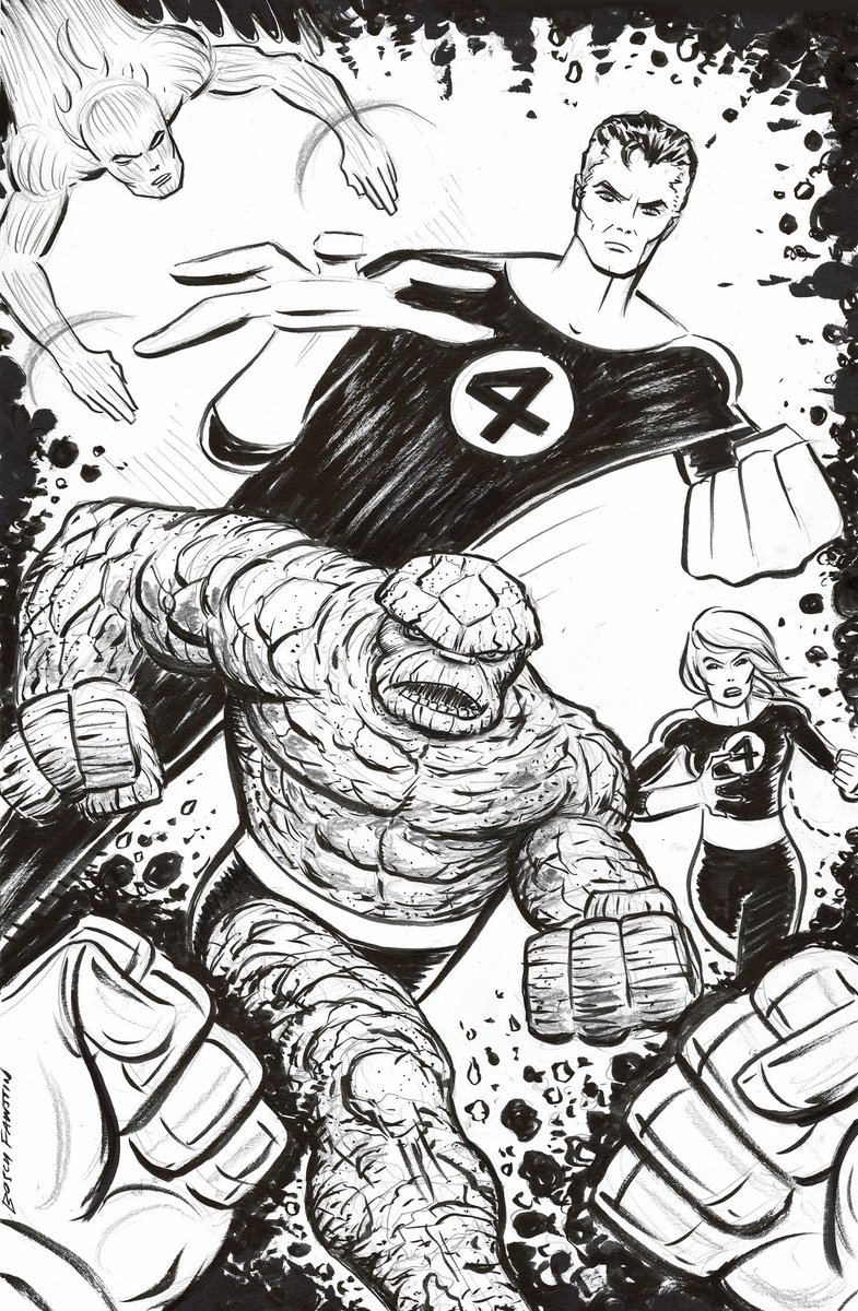 TheBoschFawstin's tweet image. Finally, a good Fantastic Four movie. Drew this a little while back on ComicsGate Kings.