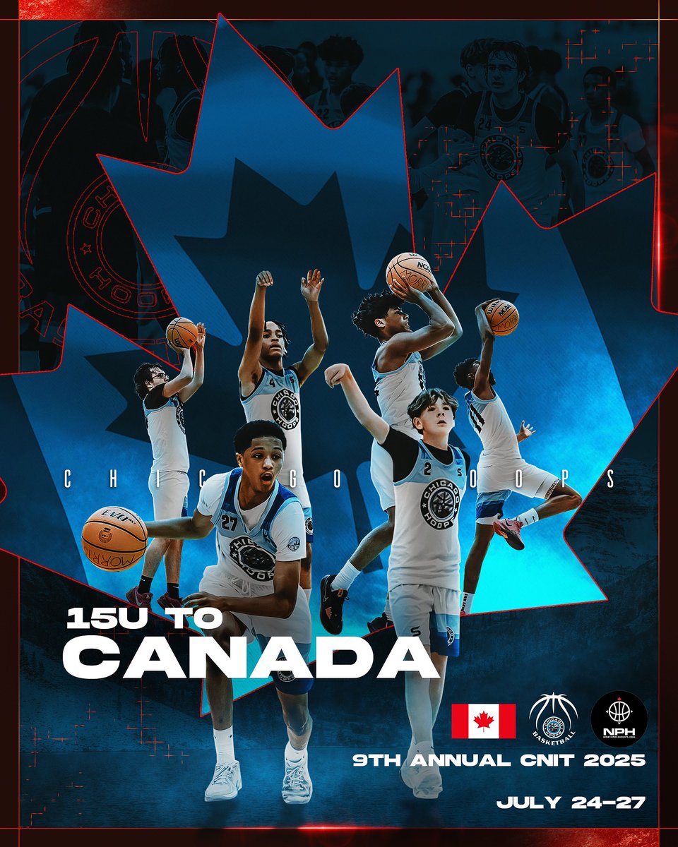 ChicagoHoopsAAU's tweet image. For the 1st time in our 9-year history, we’re taking our kids out of the country to play basketball — 🇨🇦 Canada! Huge thanks to @NorthPoleHoops for making it happen. This is about more than hoops — it’s culture, exposure, and life experience.
#BiggerThanBasketball