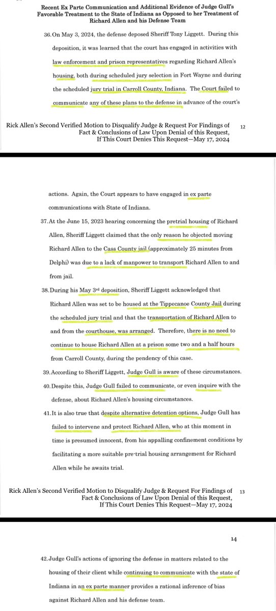 theCatTastrophy's tweet image. Part 3: Who's lying—Judge Gull or Leazenby/Liggett? #DelphiTranscripts A pattern of ex parte.