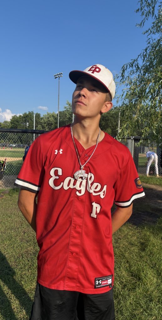 EP_JrLegion's tweet image. EAGLES WIN (Final: 9-4)‼️ Colton Thompson 6.0IP 2ER 4K & 2-3 2RBI 2SB 🚌⛓️. Gage Elliott 3-4 3RBI 2SB. Oscar Ailie 2-4 RBI. Back at it tomorrow against Hopkins!