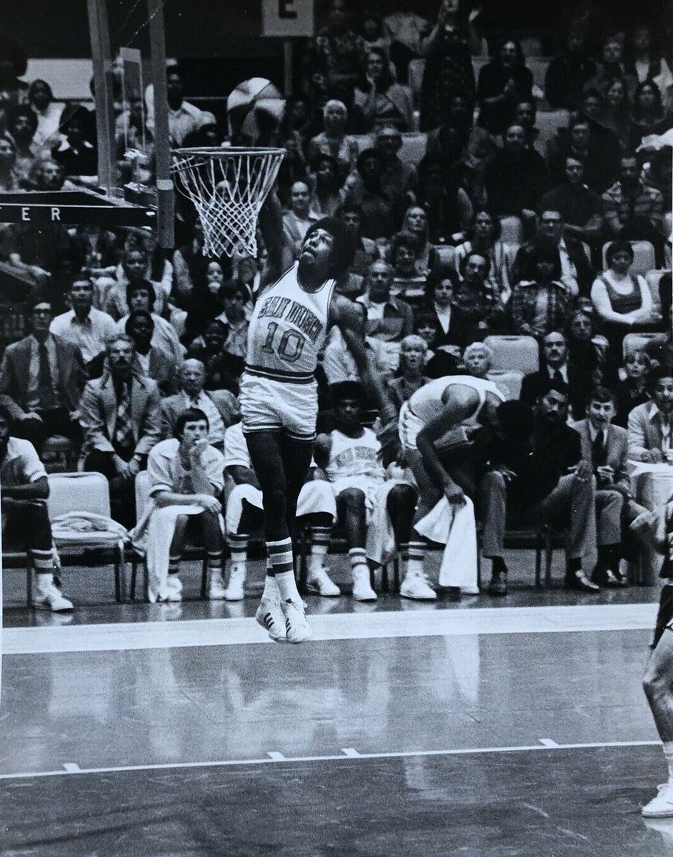 dbgiant's tweet image. 1973-73 ABA San Diego Conquistador rookie Dwight Lamar