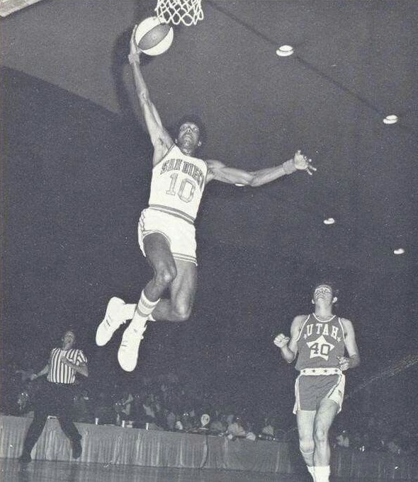 dbgiant's tweet image. 1973-73 ABA San Diego Conquistador rookie Dwight Lamar