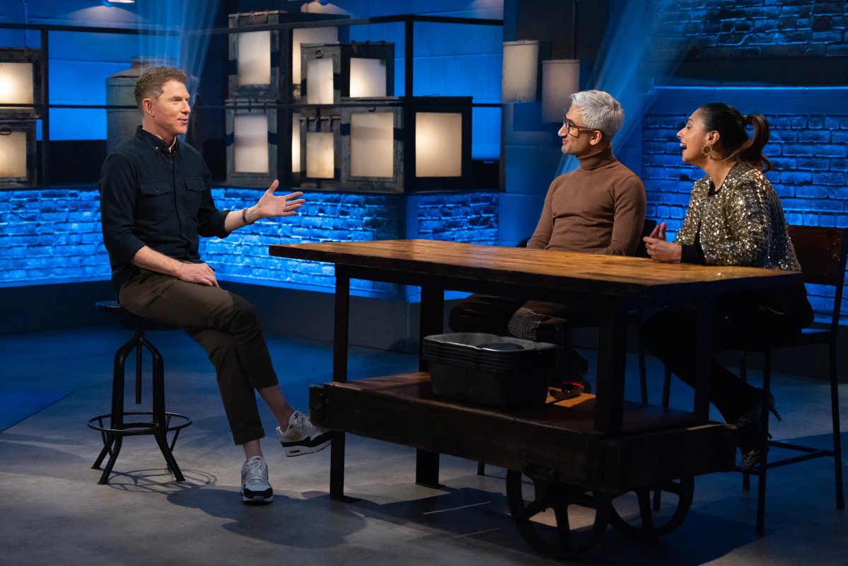 FoodNetwork's tweet image. This week the judges are bringing style and spice, but their choice of chefs do not play nice 😤 Will they be able to fashion a win against @bflay?
Don’t miss an all-new episode of #BeatBobbyFlay, NEXT @ 9|8c!