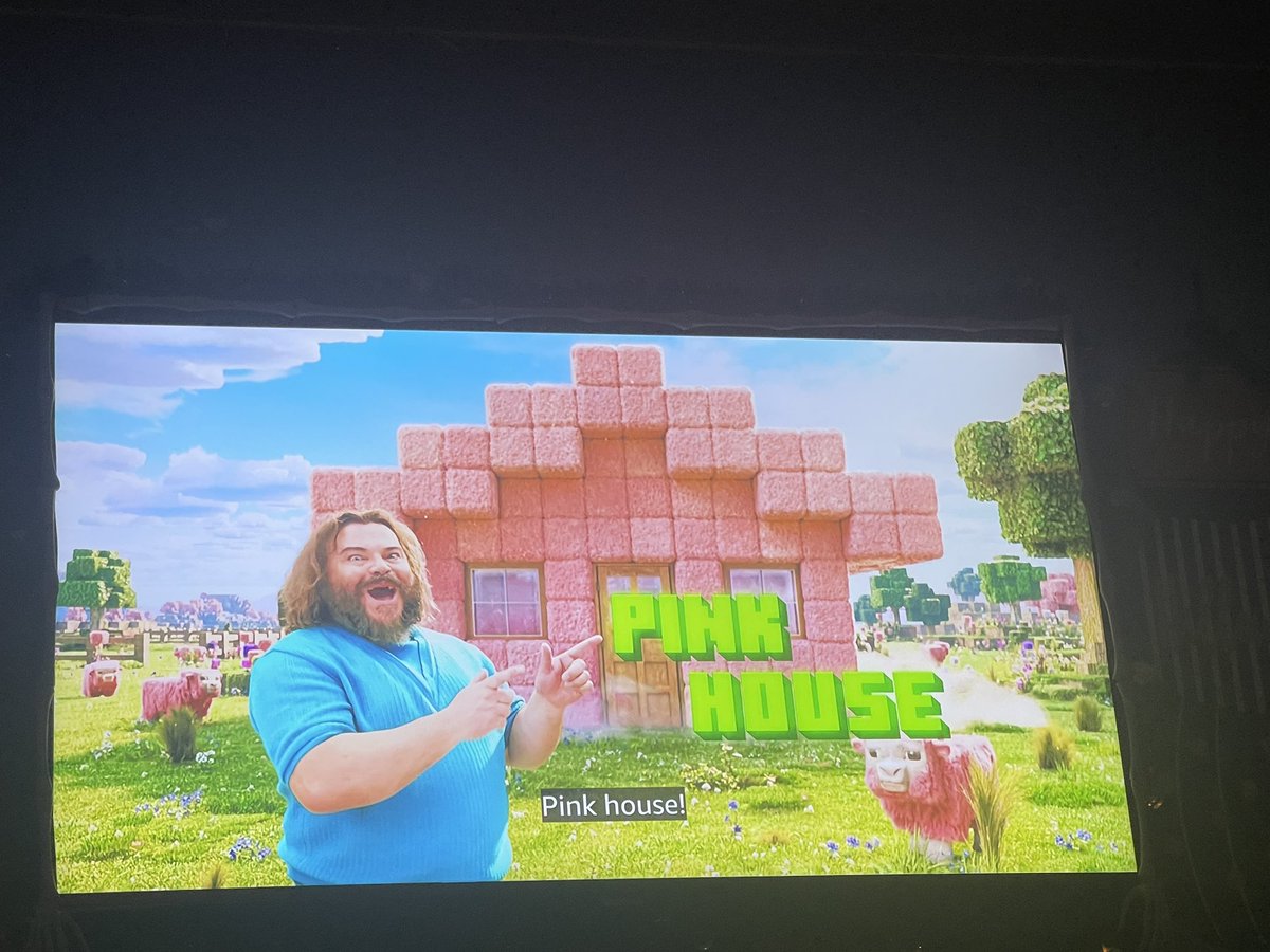 watching the worst version of A Minecraft Movie