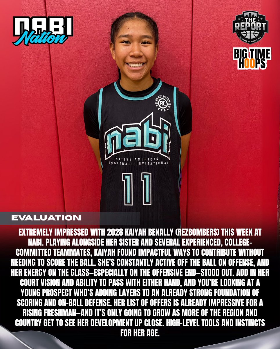 📝Kaiyah Benally I 2028 I 5’6” Point Guard I Sandia HS &amp; RezBombers [NM]