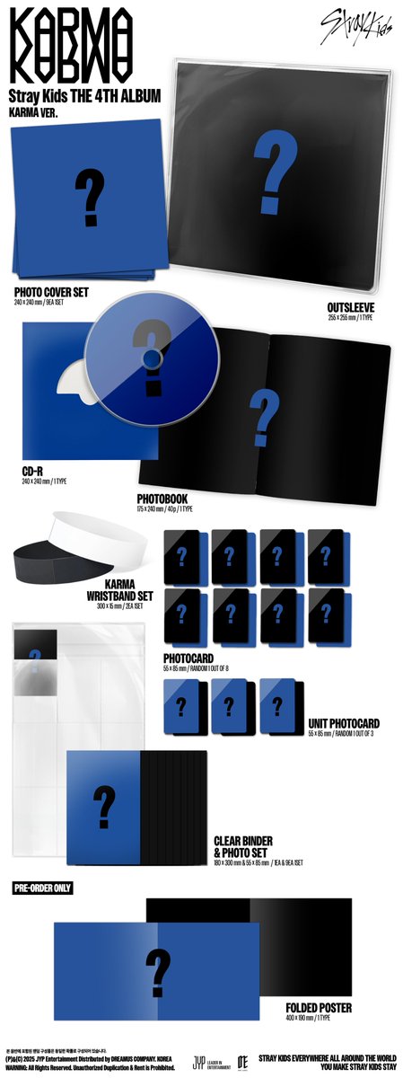 Stray_Kids's tweet image. Stray Kids(스트레이 키즈) "KARMA" ALBUM PREVIEW
KARMA VER. (LIMITED)
2025.08.22 FRI 1PM (KST) | 0AM (ET)
🏆 PRE-ORDERS BEGIN
2025.07.25 FRI 1PM (KST) | 0AM (ET)
stray-kids.lnk.to/KARMA
#StrayKids #스트레이키즈
#KARMA
#StrayKidsComeback
#YouMakeStrayKidsStay