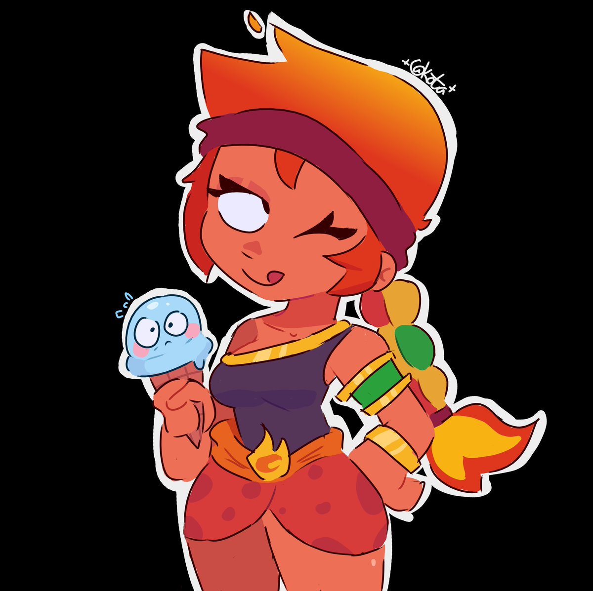 Lawbreadd's tweet image. [#BrawlStars ] the people wanted more Amber!
