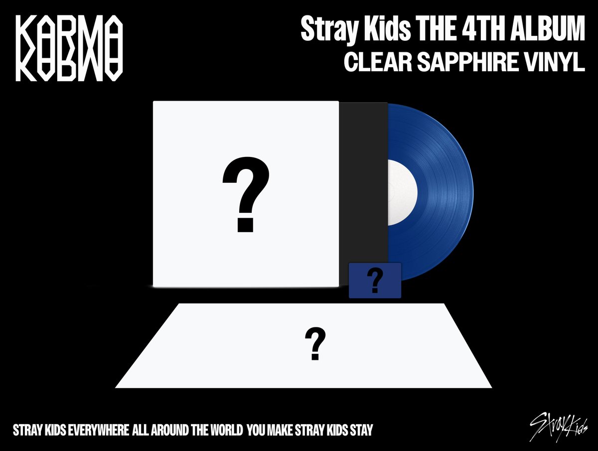 Stray_Kids's tweet image. Stray Kids(스트레이 키즈) "KARMA" ALBUM PREVIEW
VINYL
⚪ Target Exclusive 'CRYSTAL CLEAR VINYL'
⚫ Stray Kids SHOP Exclusive 'GRAPHITE VINYL'
🔵 'CLEAR SAPPHIRE VINYL'
2025.08.22 FRI 1PM (KST) | 0AM (ET)
🏆 PRE-ORDERS BEGIN
2025.07.25 FRI 1PM (KST) | 0AM (ET)…