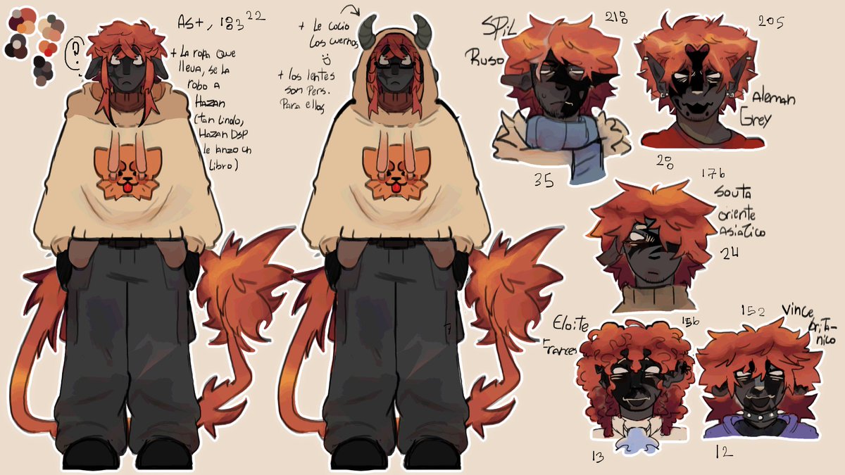 Bl34zzss's tweet image. otro oc que me encanta,, que practicamente tiene algo parecido a .. personalidad multiple(? es un lore bastante raro, pero, god JAJSJAAJS
(esto es una verdadera excusa para subir algo todos los dias.. aunque sea minimo..)