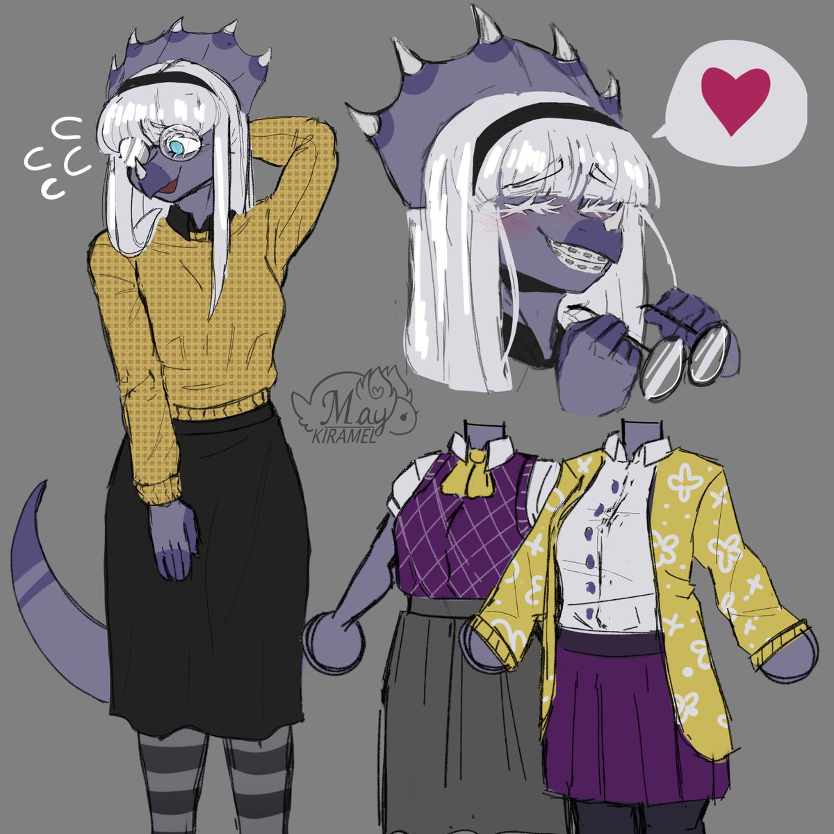 Abigail Redesign!💝 &gt;:33333
#devlog #Snootgame #IWaniHugthatGator