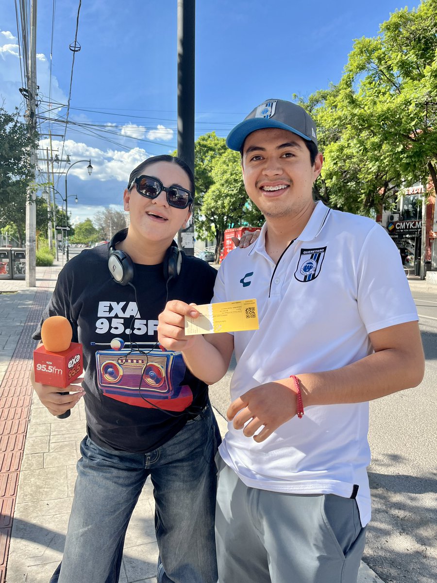 Muchas gracias quienes nos acompañaron y se llevaron sus boletos para el encuentro de #GallosBlancos vs #Pumas 🫶🏼😎

Los esperamos en el siguiente #GallardoEnTuCiudad 🙌🏼

#PonteExa
