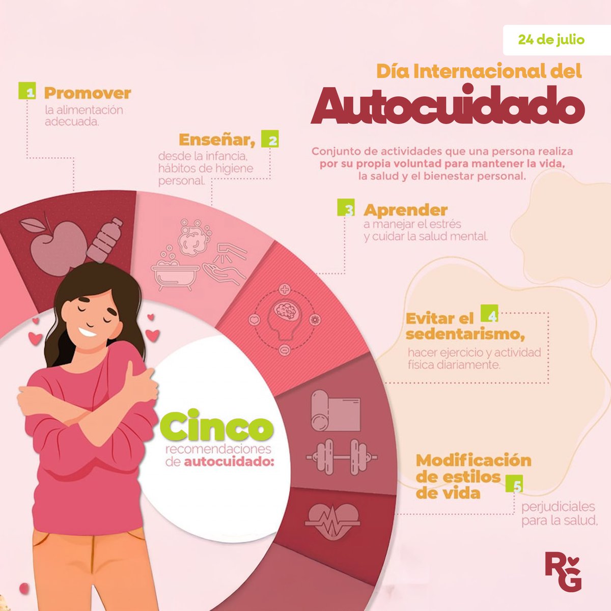 RuthGonzalezMx's tweet image. Promover buenos hábitos, movernos todos los días, cuidar nuestra mente y cuerpo… ¡todo suma!

Cinco acciones sencillas que pueden transformar nuestra salud y bienestar.💚✨